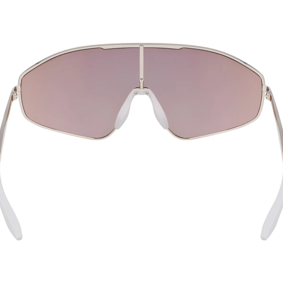 Nike ECHO SHIELD 2 IF0986X Lunettes de soleil, Argent/Or, 66-Homme Lunettes De Soleil