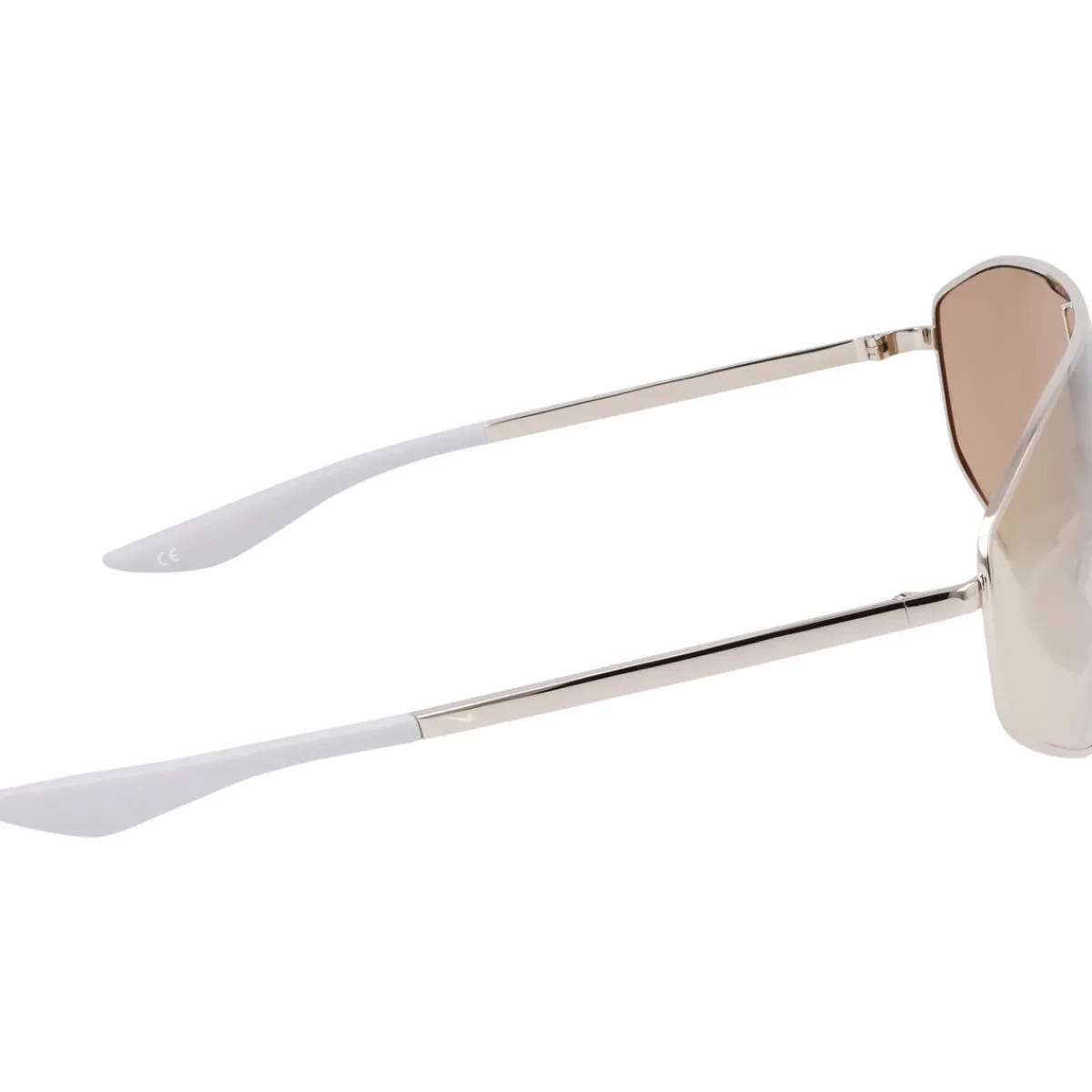 Nike ECHO SHIELD 2 IF0986X Lunettes de soleil, Argent/Or, 66-Homme Lunettes De Soleil