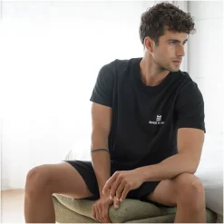Serge Blanco Ensemble homme Pyjama court T-shirt col rond West-Homme Pyjamas
