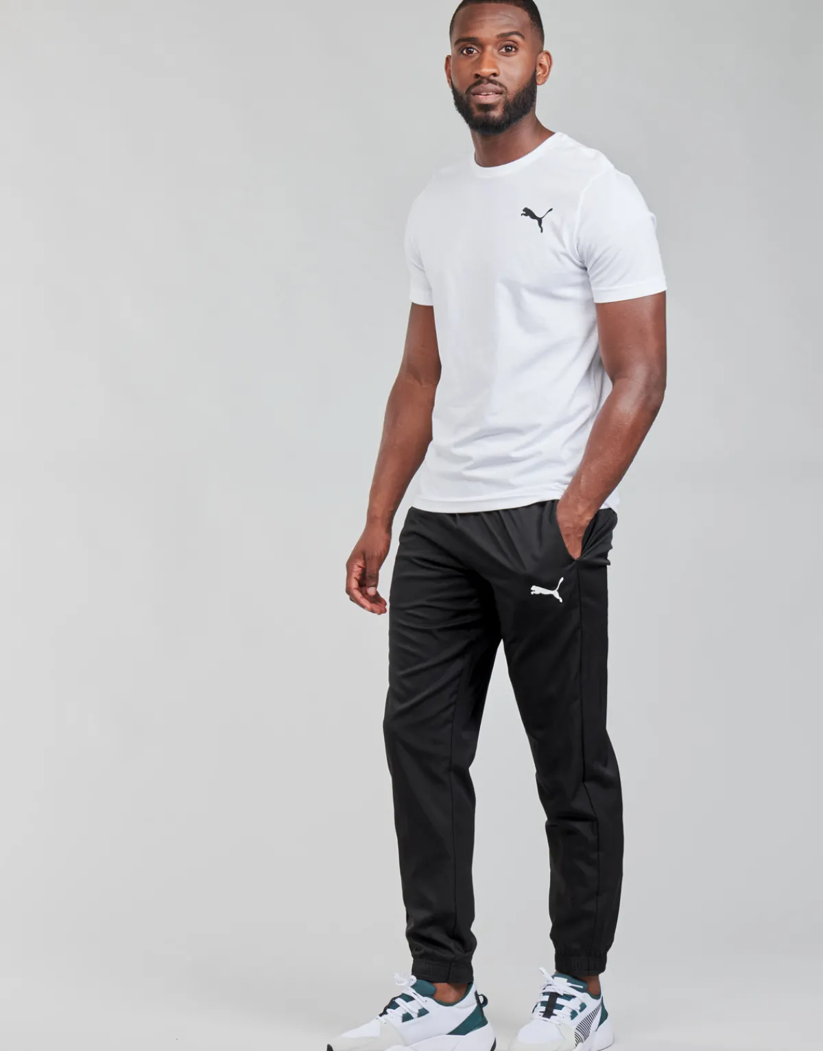Puma ESS ACTIVE WOVEN PANT-Homme Joggings & Survêtements