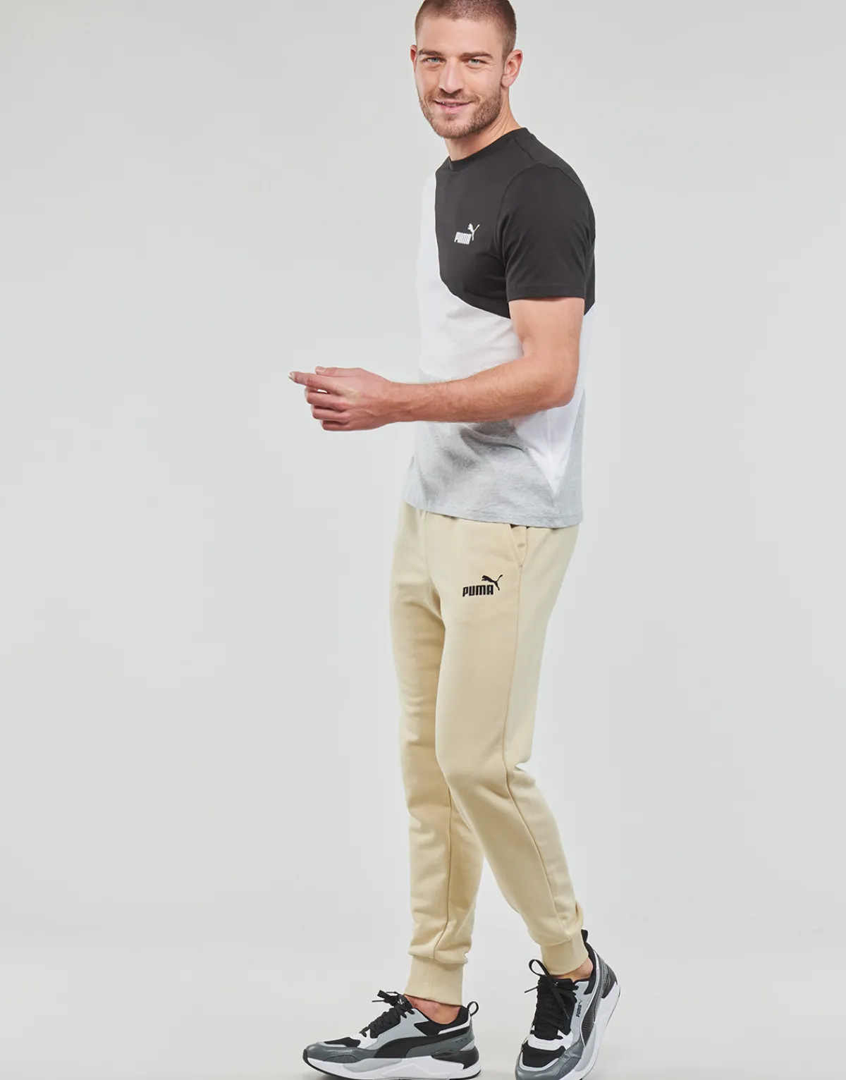 Puma ESS LOGO PANTS-Homme Joggings & Survêtements
