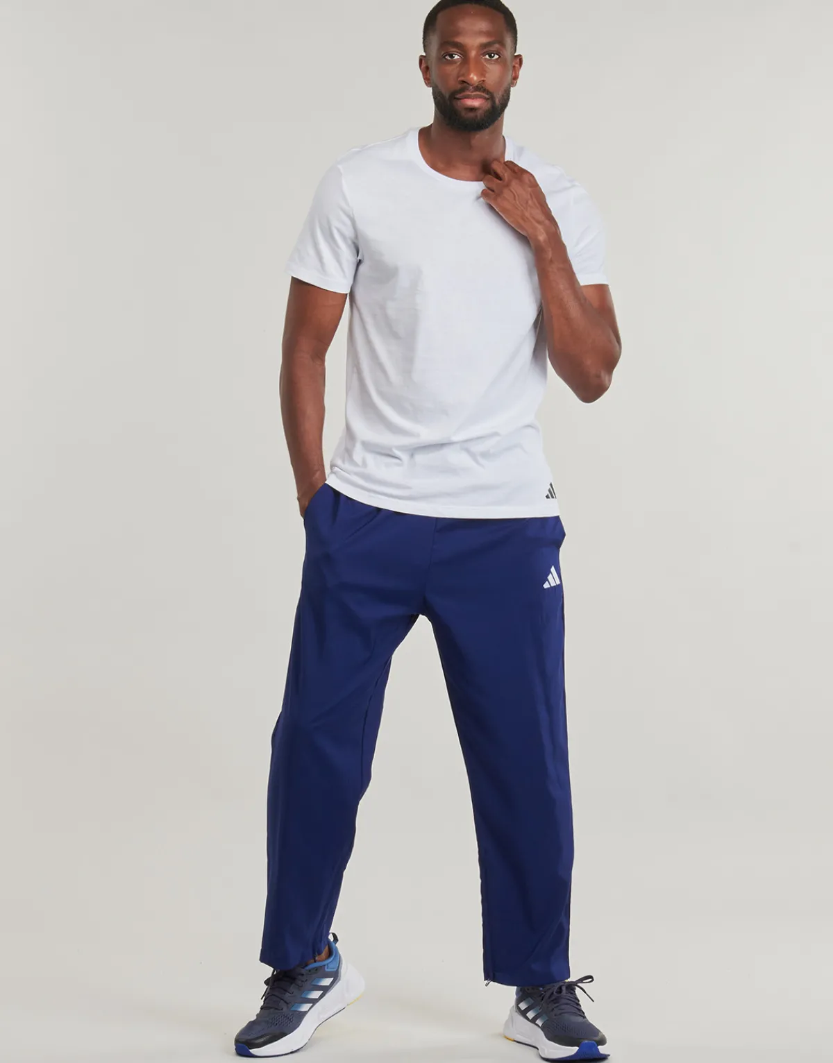 adidas Essentials Small Logo Open-Hem Stanford Tracksuit Bottoms-Homme Joggings & Survêtements