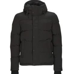 Superdry EVEREST SHORT HOODED PUFFER-Homme Manteaux
