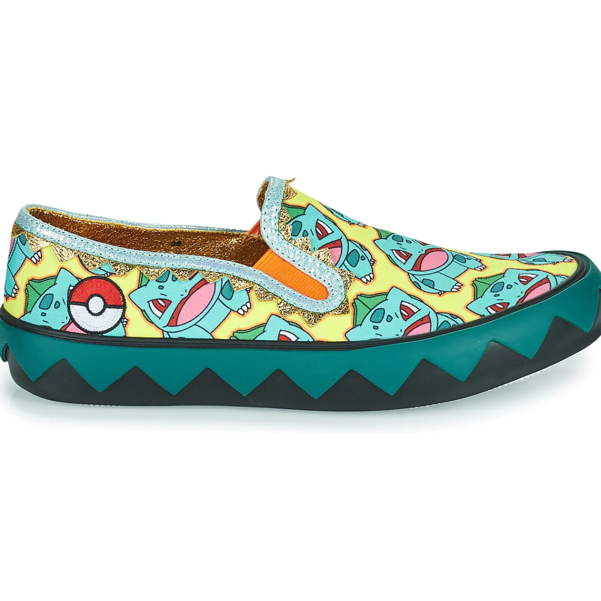 Irregular Choice Every Day Is An Adventure-Homme Slip Ons