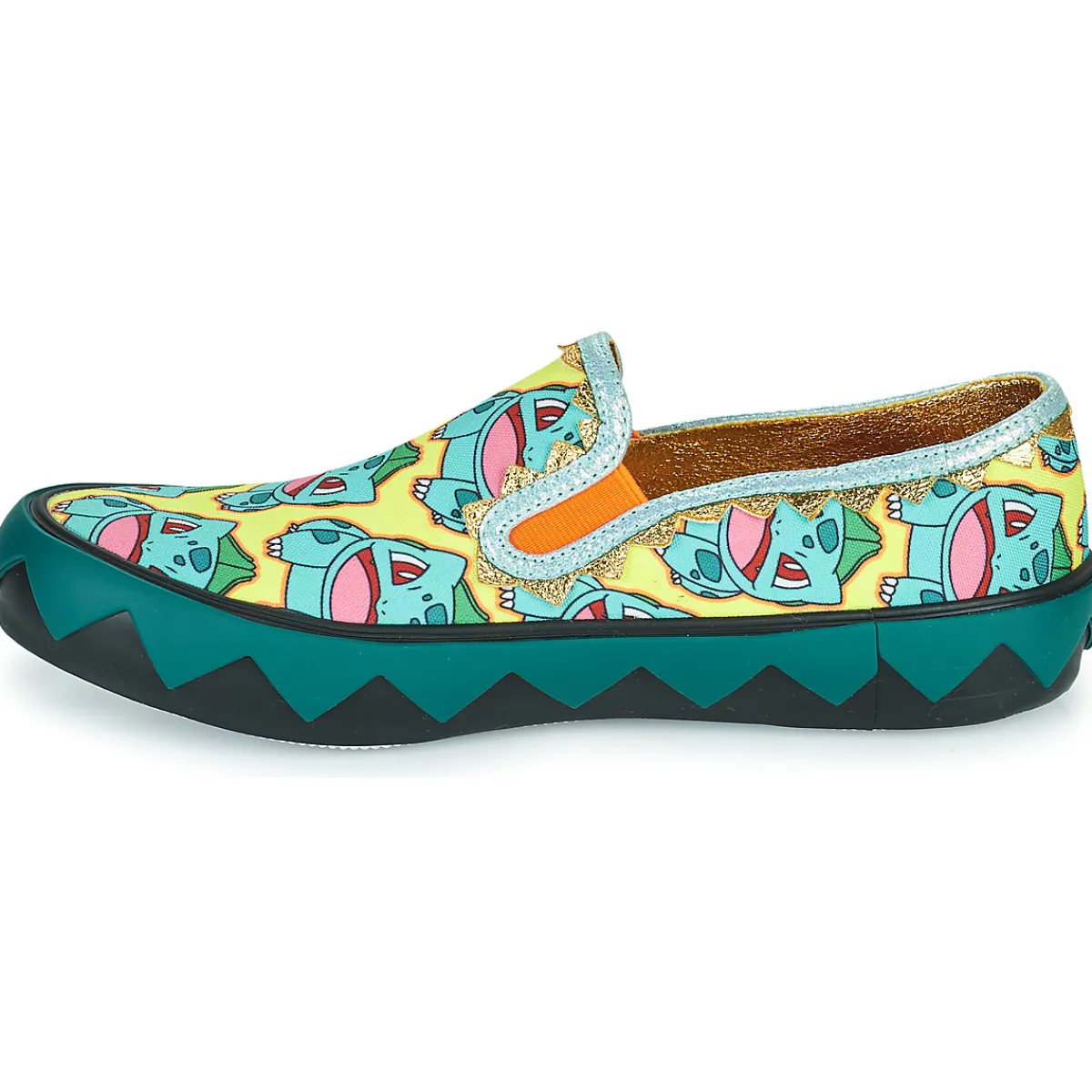Irregular Choice Every Day Is An Adventure-Homme Slip Ons