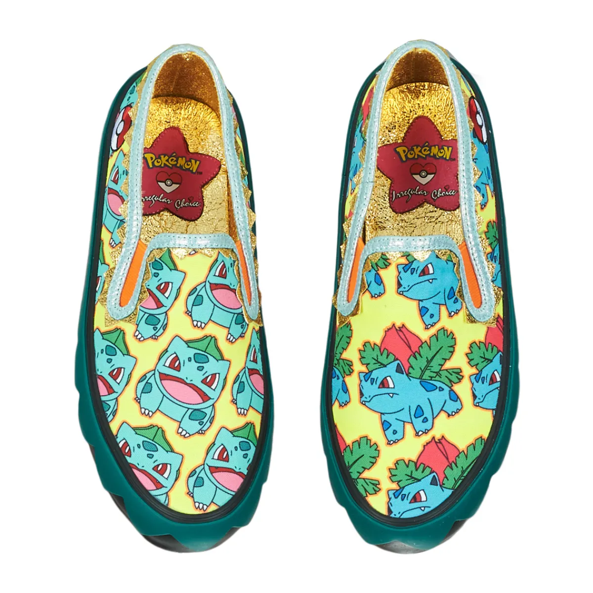 Irregular Choice Every Day Is An Adventure-Homme Slip Ons