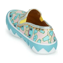 Irregular Choice Every Day Is An Adventure-Homme Slip Ons
