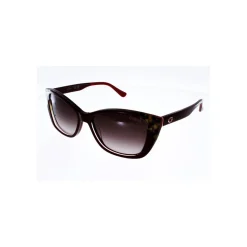 Guess Femme 7511 S Bordeaux écaille de forme papillon-Homme Lunettes De Soleil