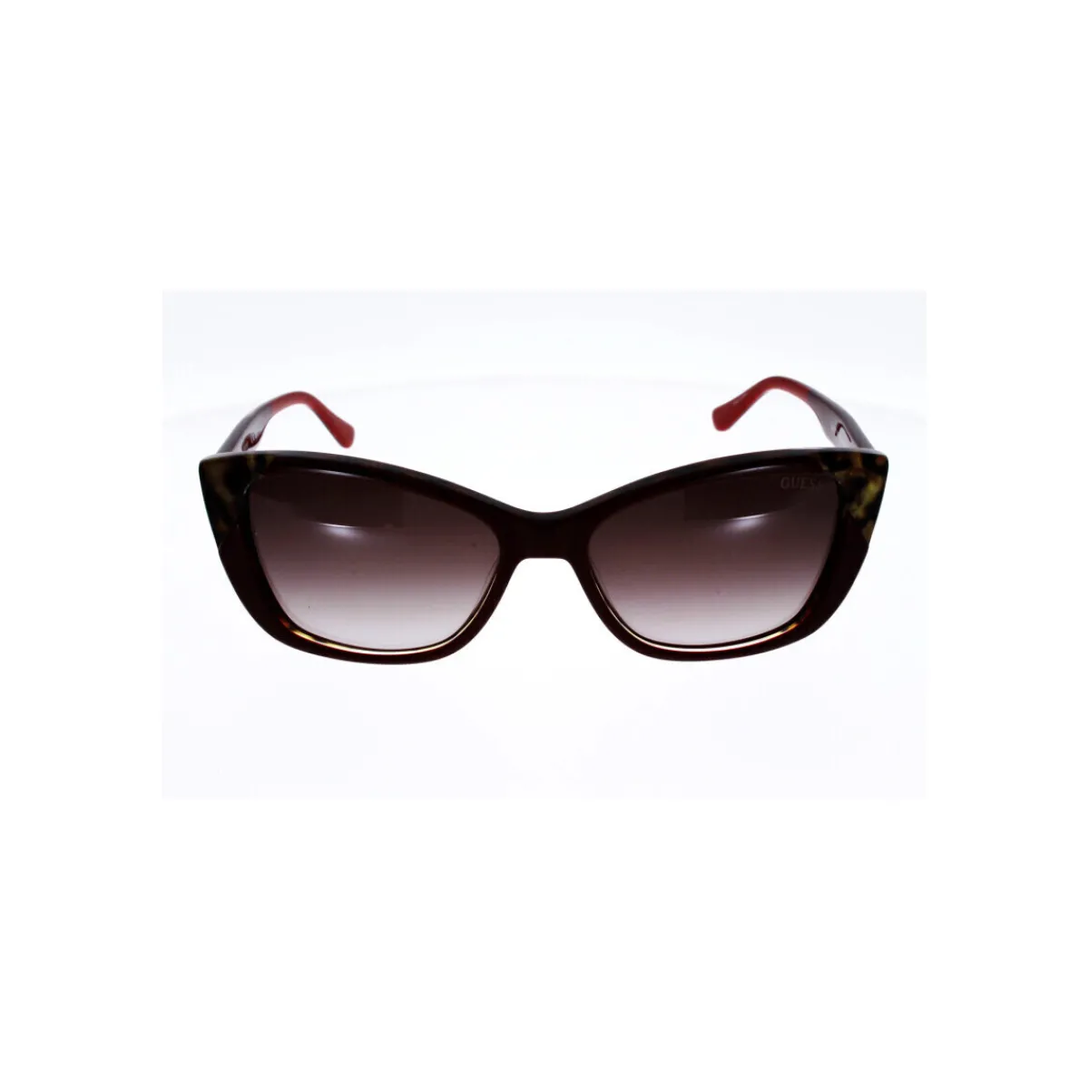 Guess Femme 7511 S Bordeaux écaille de forme papillon-Homme Lunettes De Soleil