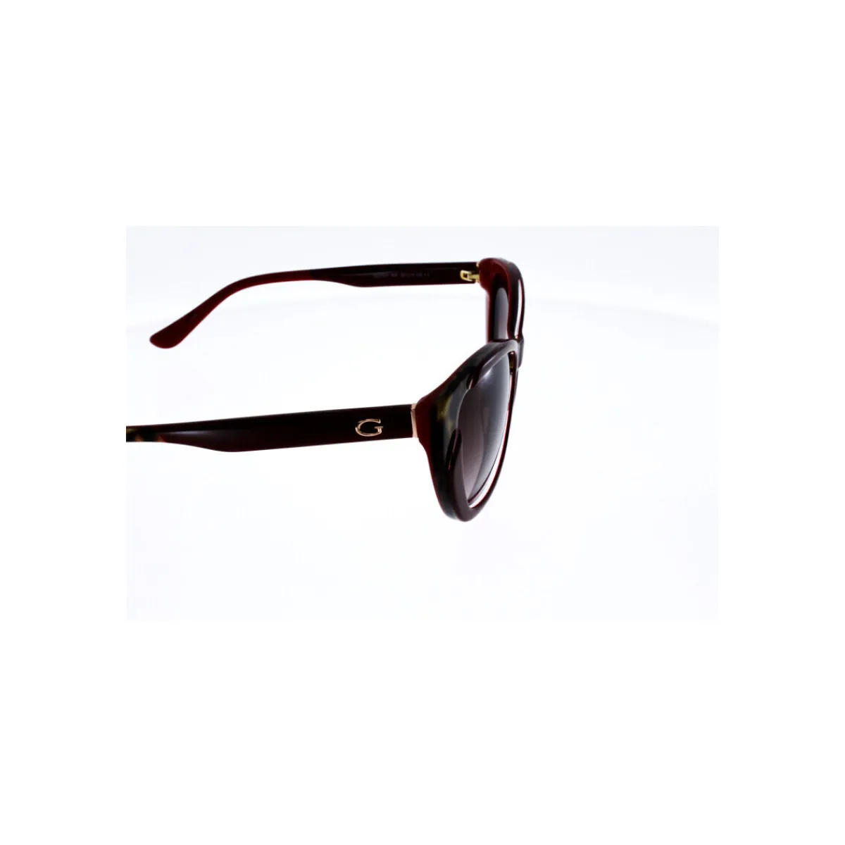 Guess Femme 7511 S Bordeaux écaille de forme papillon-Homme Lunettes De Soleil