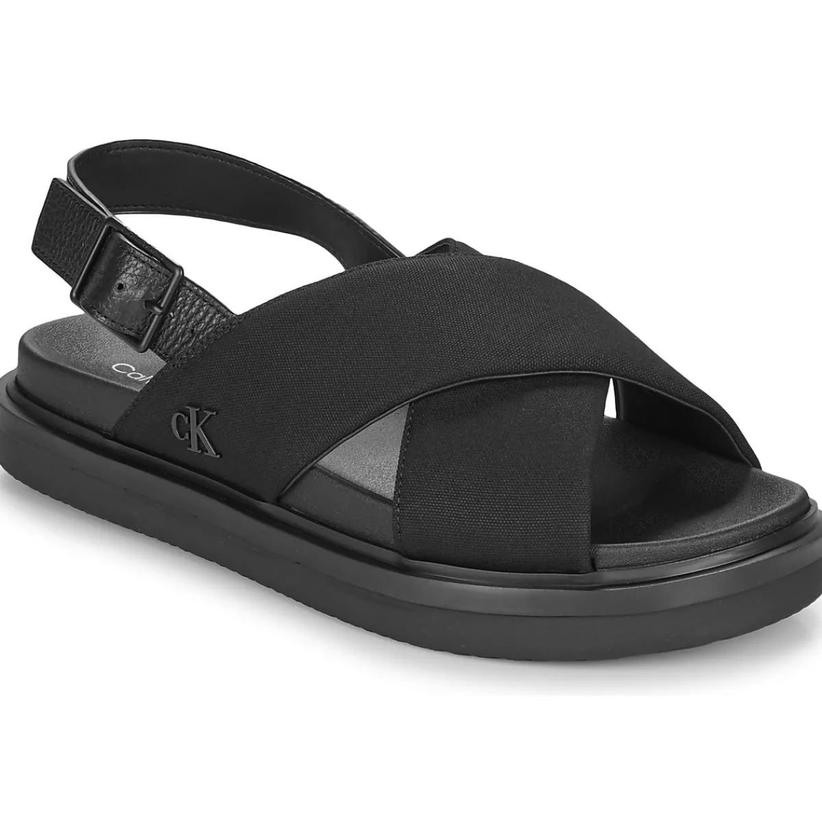 Calvin Klein Jeans FLAT MOLDED CRXS SLING SANDAL CV-Homme Sandales Et Nu-Pieds