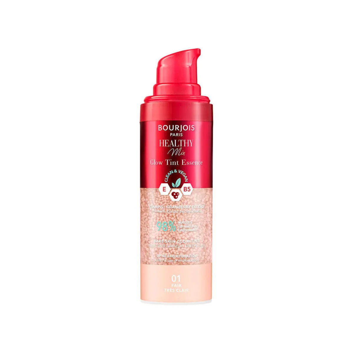 Bourjois Fond De Teint Healthy Mix Glow Tint Essence 01-fair-Homme Maquillage Teint