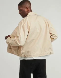 Dickies FORT SMITH TRUCKER JACKET WOOD ASH-Homme Vestes