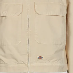 Dickies FORT SMITH TRUCKER JACKET WOOD ASH-Homme Vestes