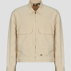 Dickies FORT SMITH TRUCKER JACKET WOOD ASH-Homme Vestes