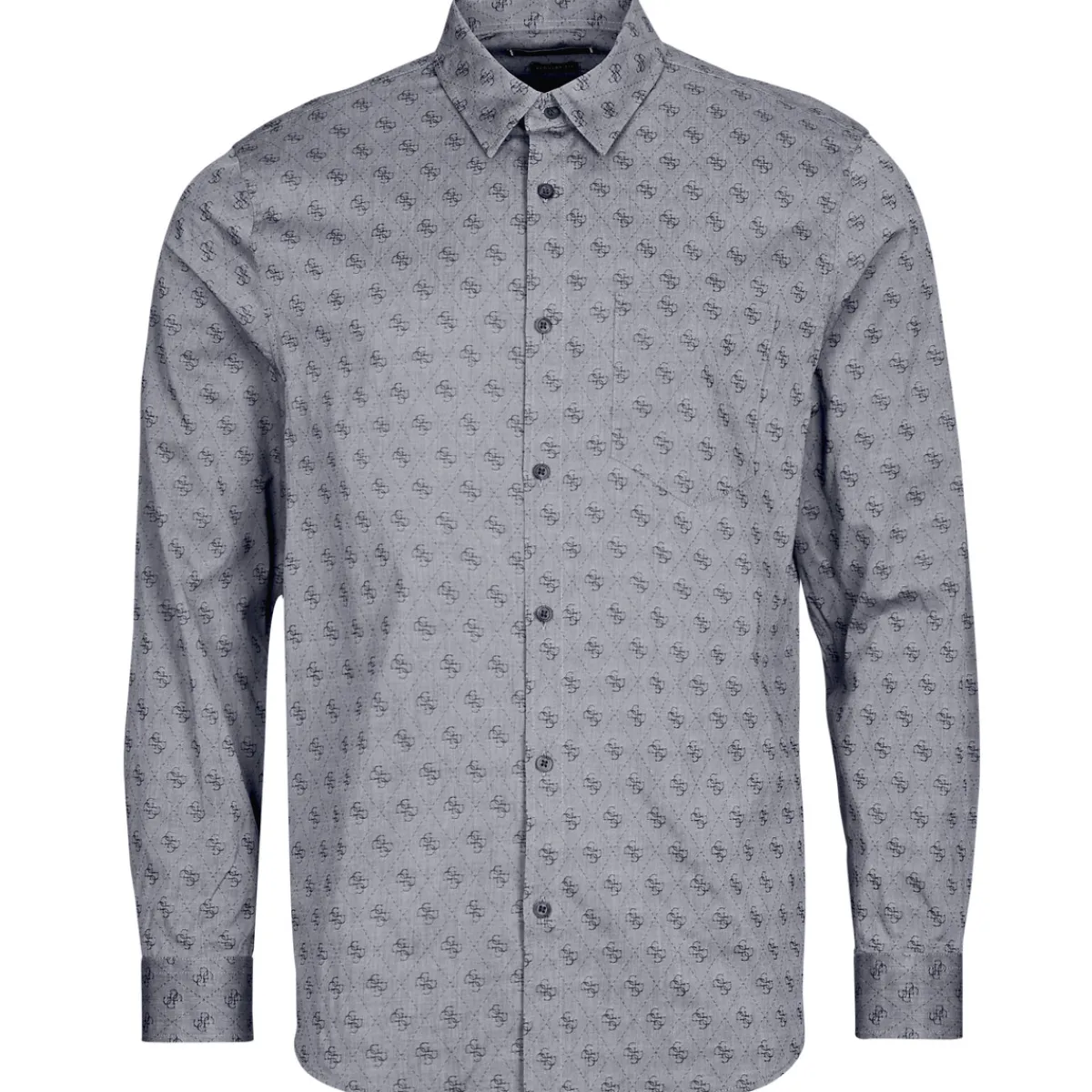 Guess 4G JACQUARD SHIRT-Homme Chemises