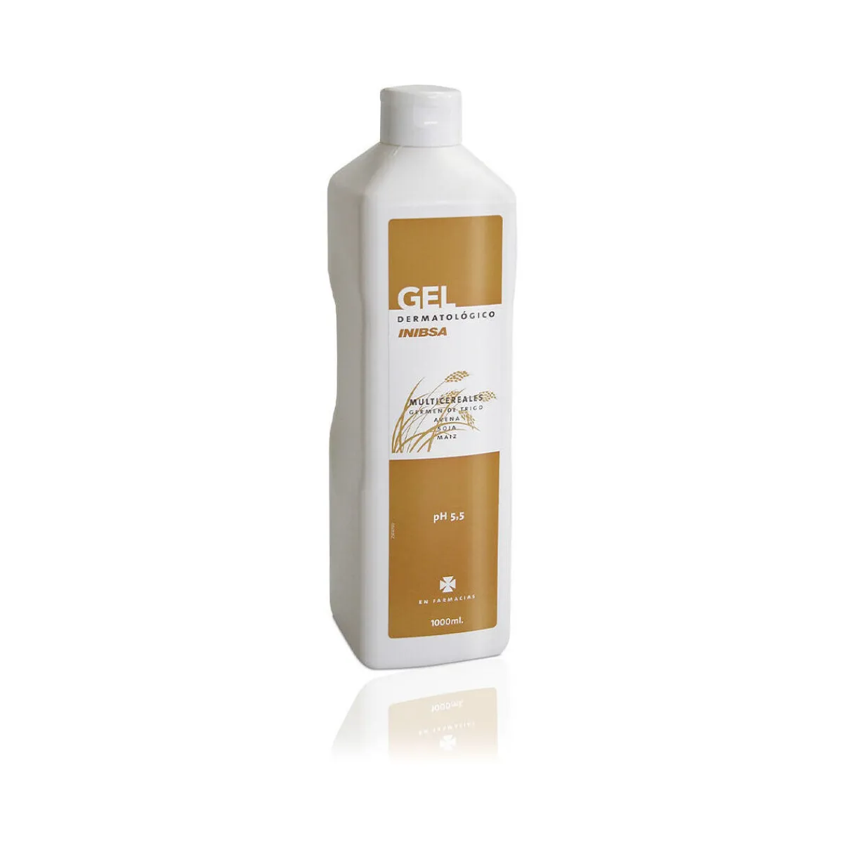 Inibsa Gel Dermatologique Multigrains-Homme Soins Corps & Bain