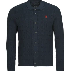 Polo Ralph Lauren GILET EN MAILLE TORSADEE-Homme Pulls & Gilets