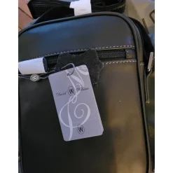 David William Grande sacoche en cuir de vachette gras-Homme Besaces / Sacs Bandoulière