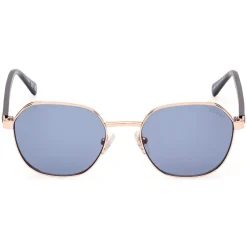 Guess GU00116 Lunettes de soleil, Or/Bleu, 51 mm-Homme Lunettes De Soleil