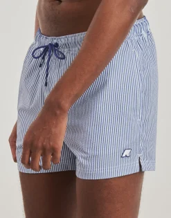 K-Way HAZEL MID STRIPES BEACH-Homme Maillots & Shorts De Bain