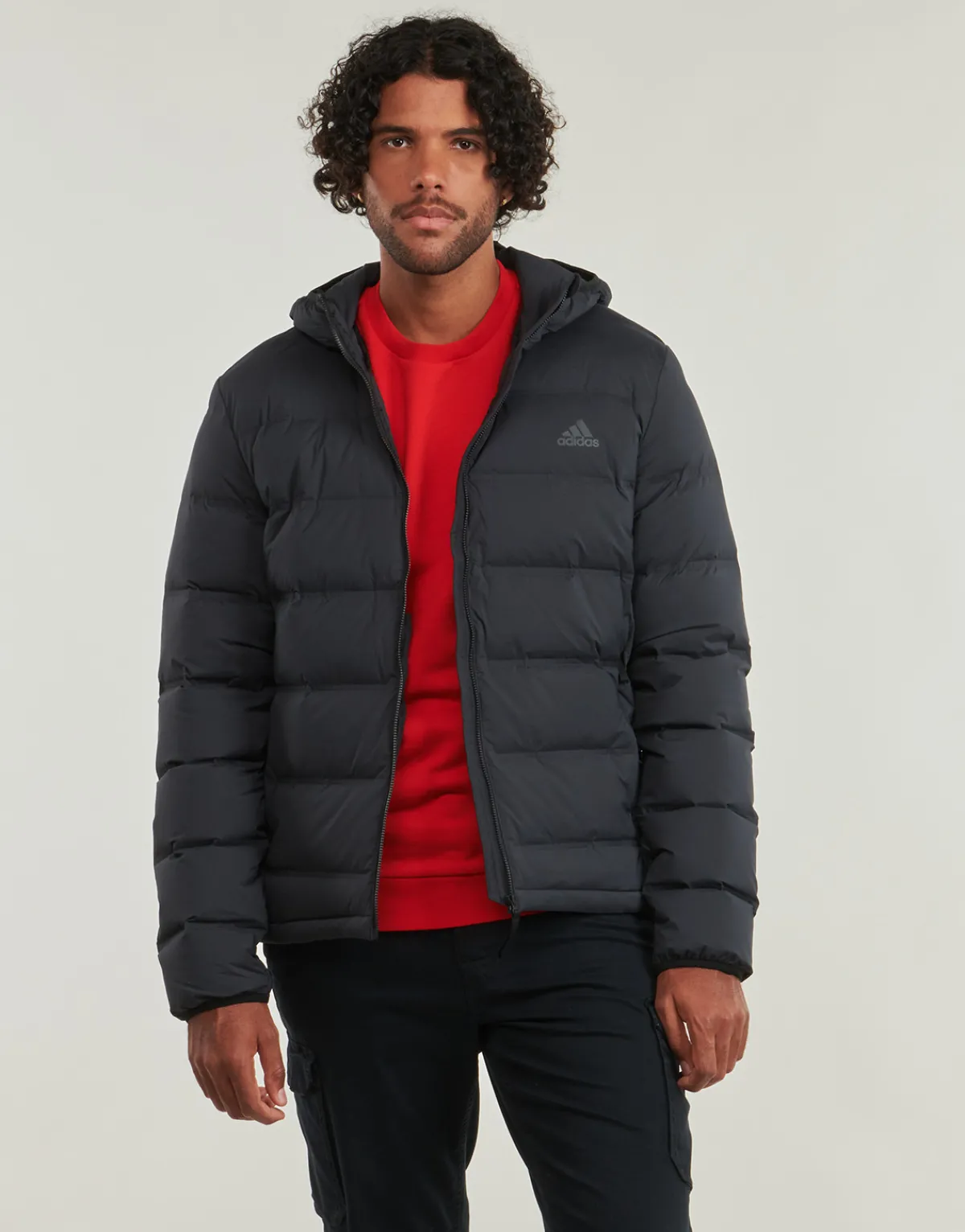 adidas Helionic Stretch Hooded Down Jacket-Homme Vestes