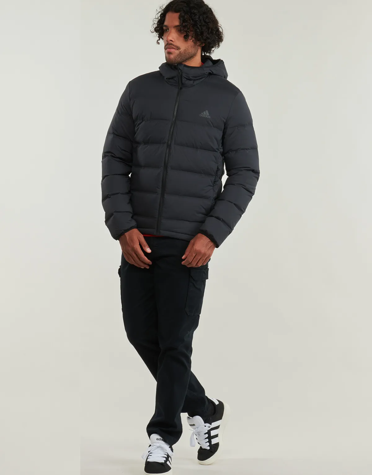 adidas Helionic Stretch Hooded Down Jacket-Homme Vestes