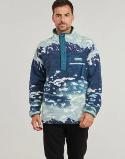 Columbia HELVETIA II PRINTED HALF SNAP FLEECE-Homme Randonnée|Sweats & Polaires