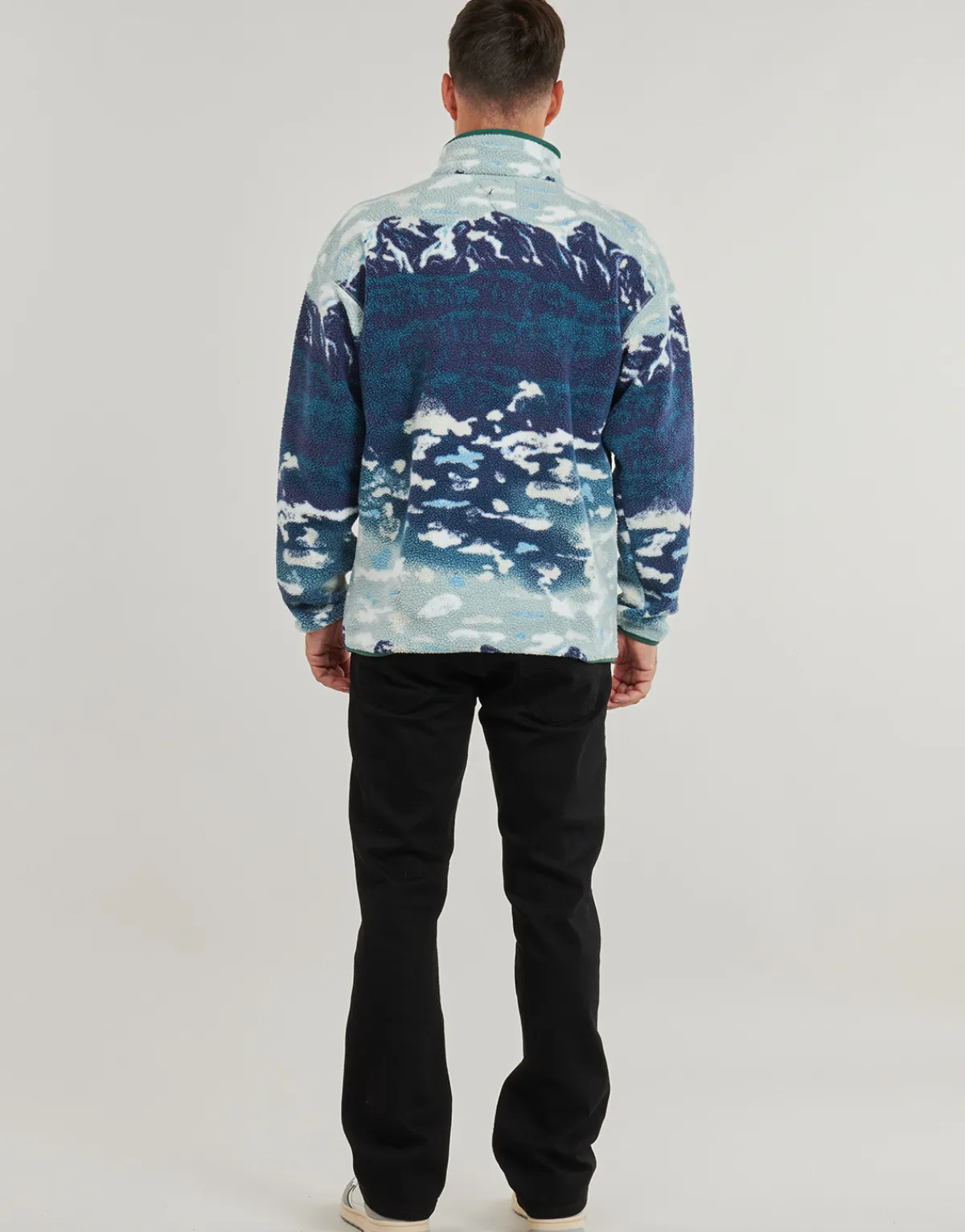 Columbia HELVETIA II PRINTED HALF SNAP FLEECE-Homme Randonnée|Sweats & Polaires