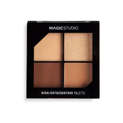 Magic Studio Highlight & Countour Palette-Homme Maquillage Teint
