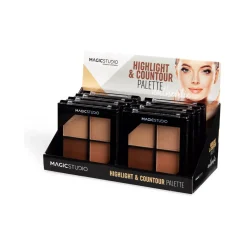 Magic Studio Highlight & Countour Palette-Homme Maquillage Teint