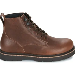 BIRKENSTOCK Highwood Lace Mid M LENA Chocolate-Homme Bottines / Boots