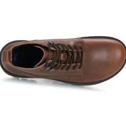 BIRKENSTOCK Highwood Lace Mid M LENA Chocolate-Homme Bottines / Boots