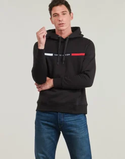 Tommy Hilfiger HILFIGER CHEST INSERT HOODY-Homme Sweats & Polaires