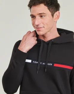 Tommy Hilfiger HILFIGER CHEST INSERT HOODY-Homme Sweats & Polaires