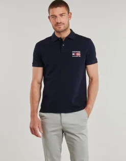 Tommy Hilfiger HILFIGER FLAG REG POLO-Homme T-Shirts & Polos|T-Shirts & Polos
