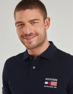 Tommy Hilfiger HILFIGER FLAG REG POLO-Homme T-Shirts & Polos|T-Shirts & Polos