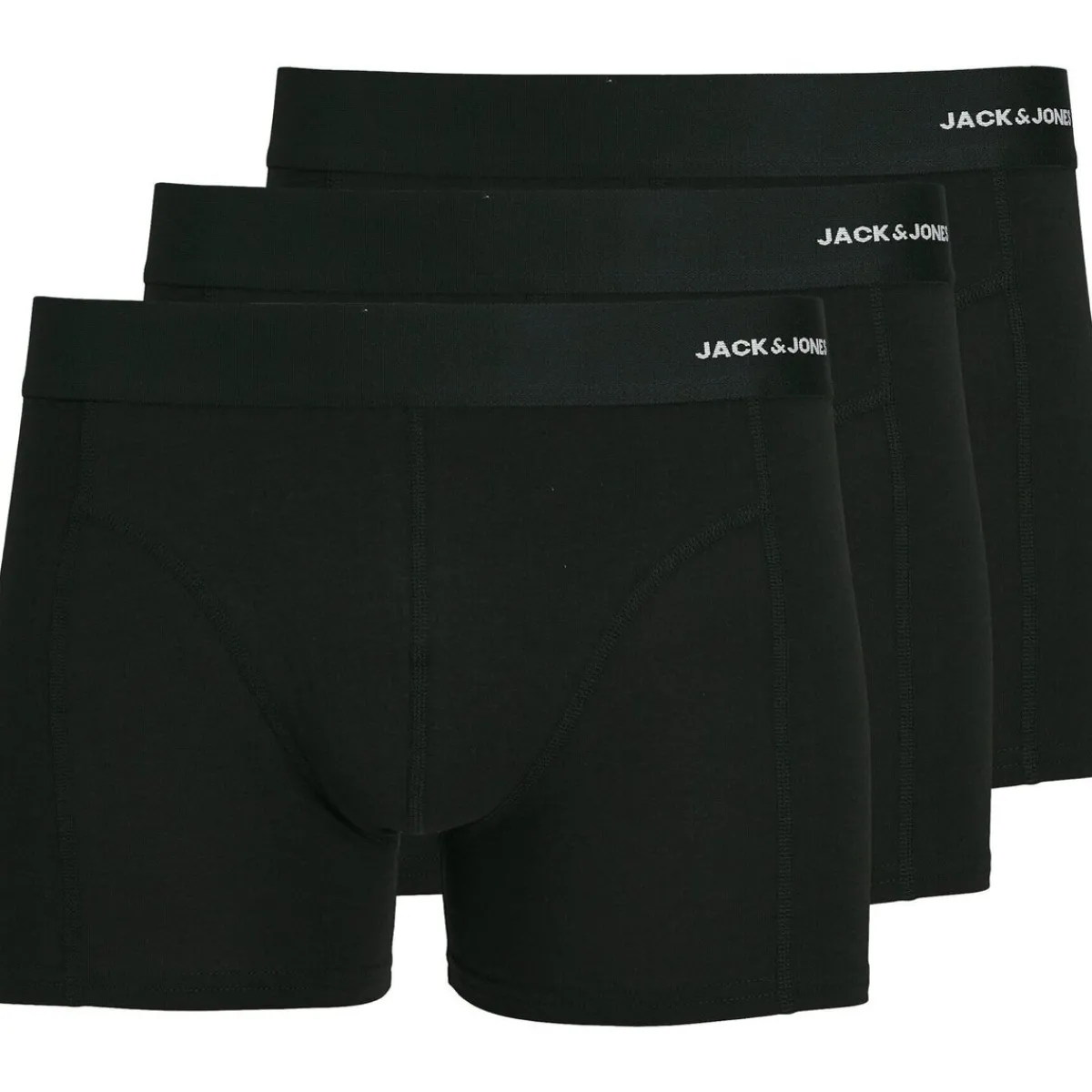 Jack & Jones Homme Caleçon Paquet de 3 JACBASIC TRUNKS 3 PACK-Homme Caleçons