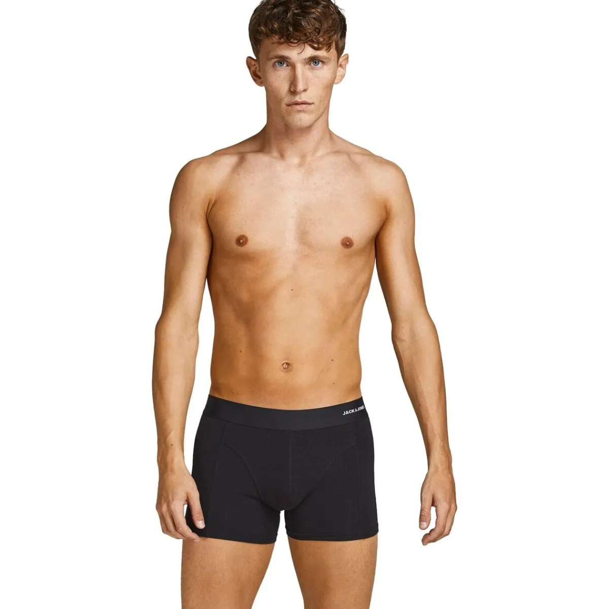 Jack & Jones Homme Caleçon Paquet de 3 JACBASIC TRUNKS 3 PACK-Homme Caleçons