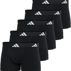 adidas Homme Caleçon Paquet de 5 Trunks 5P Acvtive Flex Cotton-Homme Caleçons