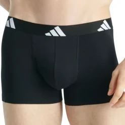 adidas Homme Caleçon Paquet de 5 Trunks 5P Acvtive Flex Cotton-Homme Caleçons