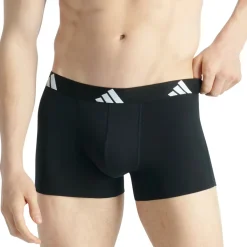 adidas Homme Caleçon Paquet de 5 Trunks 5P Acvtive Flex Cotton-Homme Caleçons