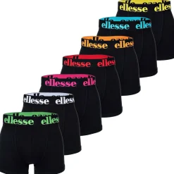 Ellesse Homme Caleçon Paquet de 7 YEMA 7 Pack Boxer Shorts-Homme Caleçons