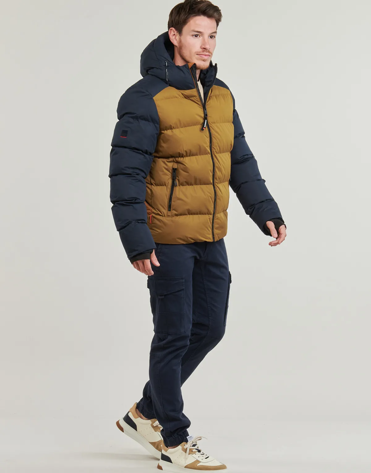 Superdry HOODED COLOR BLOCK-Homme Manteaux