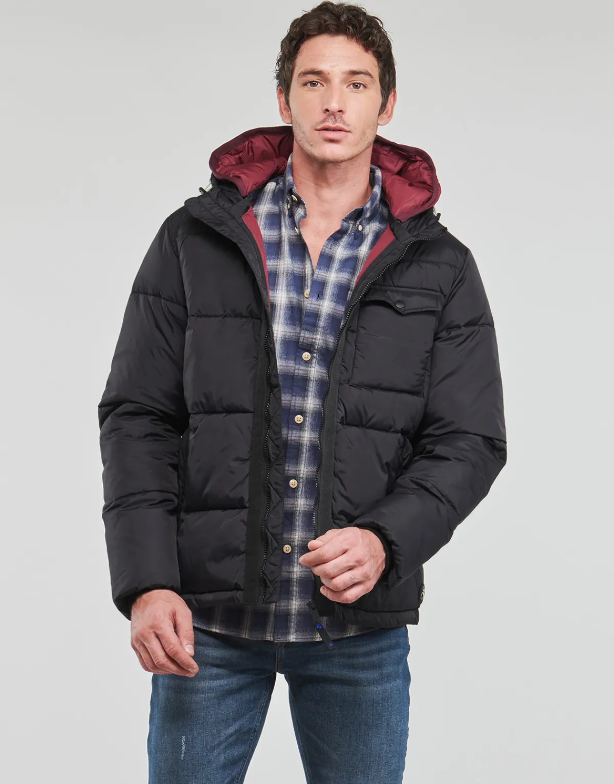 Scotch & Soda HOODED PUFFER JACKET-Homme Manteaux