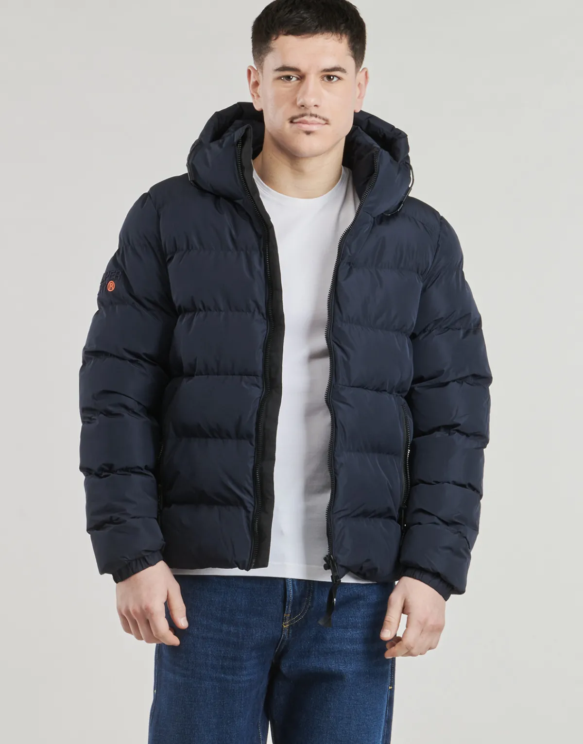 Superdry HOODED SPORTS PUFFR JACKET-Homme Manteaux