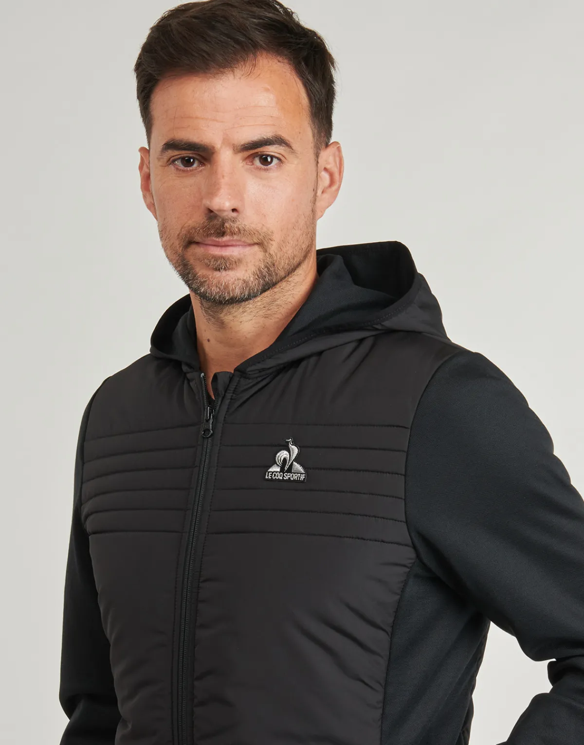 Le Coq Sportif HYBRIDE FZ Hoody N°1 M-Homme Vestes