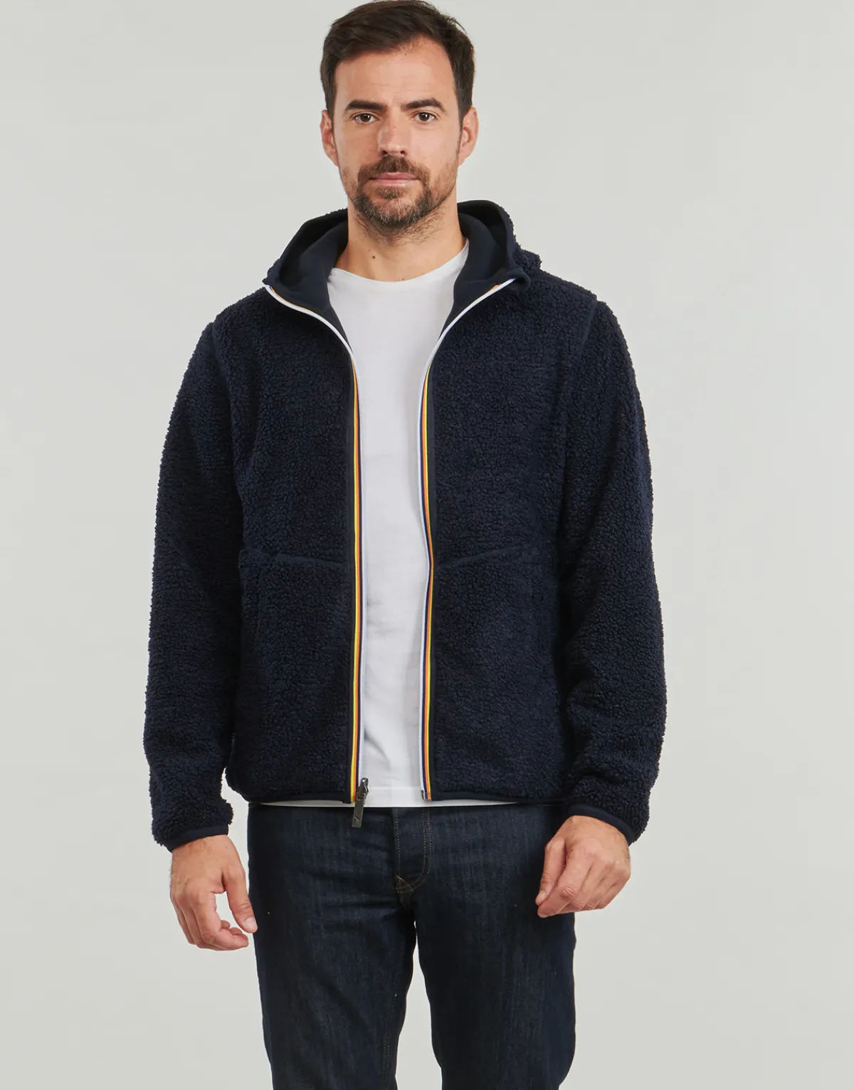 K-Way JACK SHERPA POLAR DOUBLE-Homme Sweats & Polaires