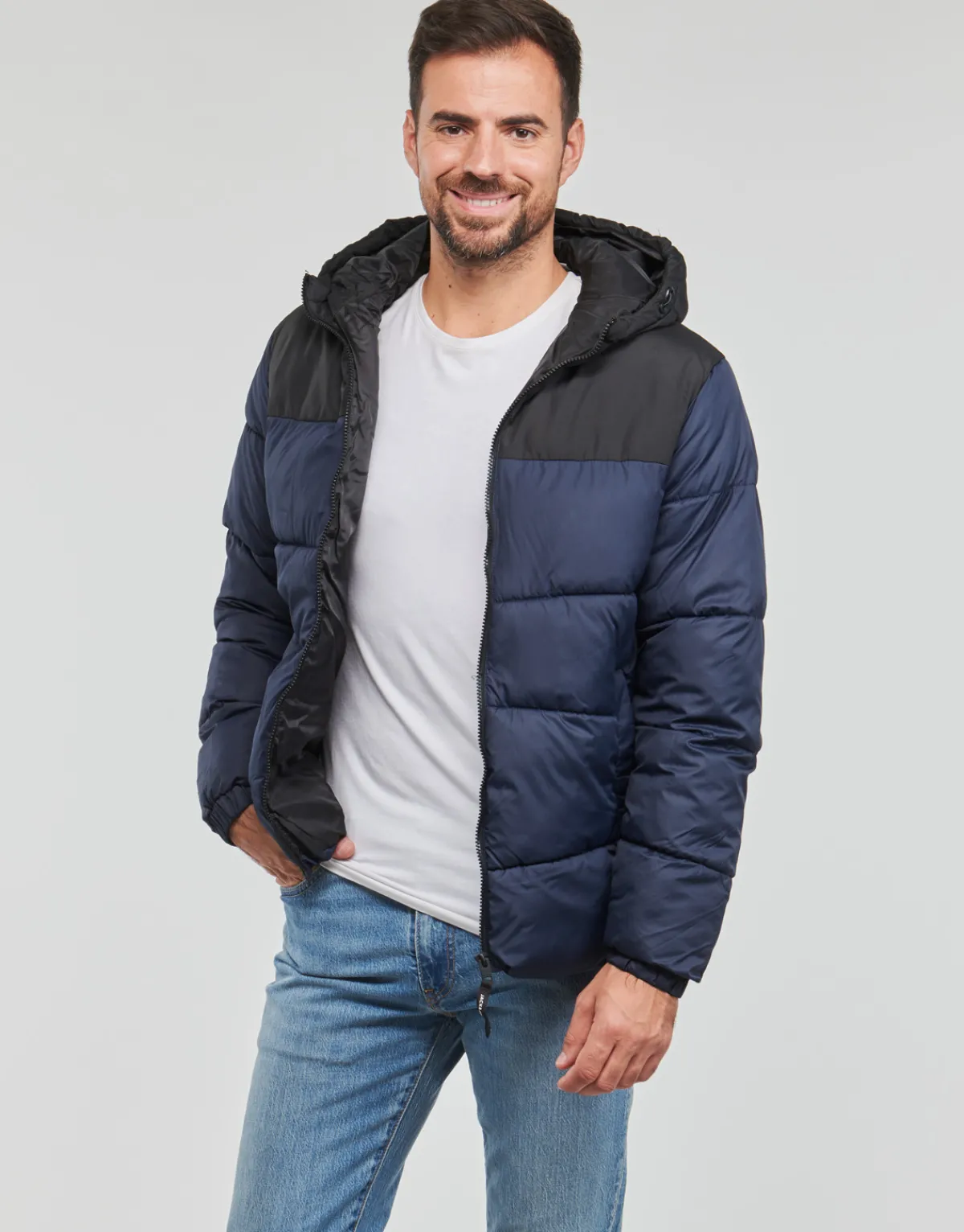 Jack & Jones JJCHILI PUFFER HOOD-Homme Manteaux