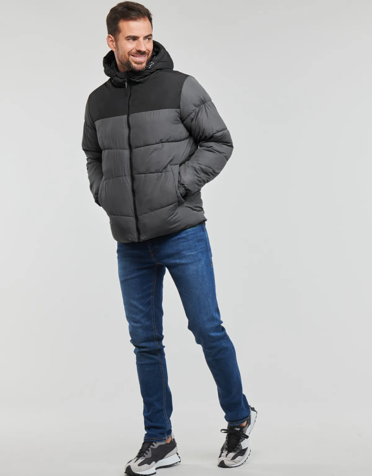 Jack & Jones JJCHILI PUFFER HOOD-Homme Manteaux